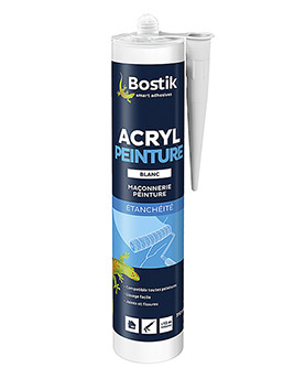 Joint acrylique Bostik ACRYL PEINTUREblanc, 310.00 ml