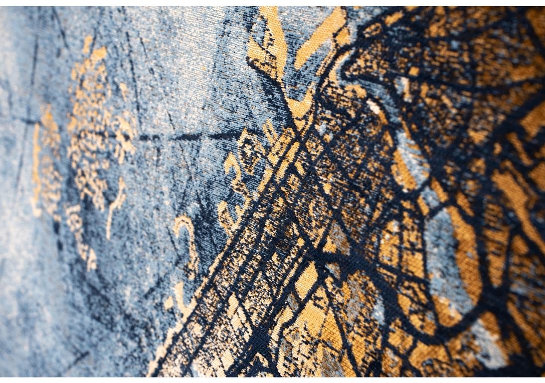 Tapis DUBAI Louis De Poortere, graphique  Gold sea