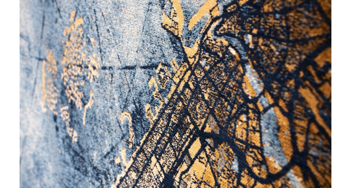 Tapis DUBAI Louis De Poortere, graphique  Gold sea