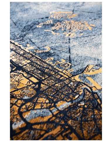 Tapis DUBAI , graphique Gold sea