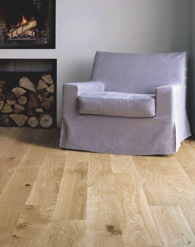 Parquet contrecollé HERITAGE 165 CHENE AUTHENTIQUE, chêne miel, verni, larg. 16.50 cm