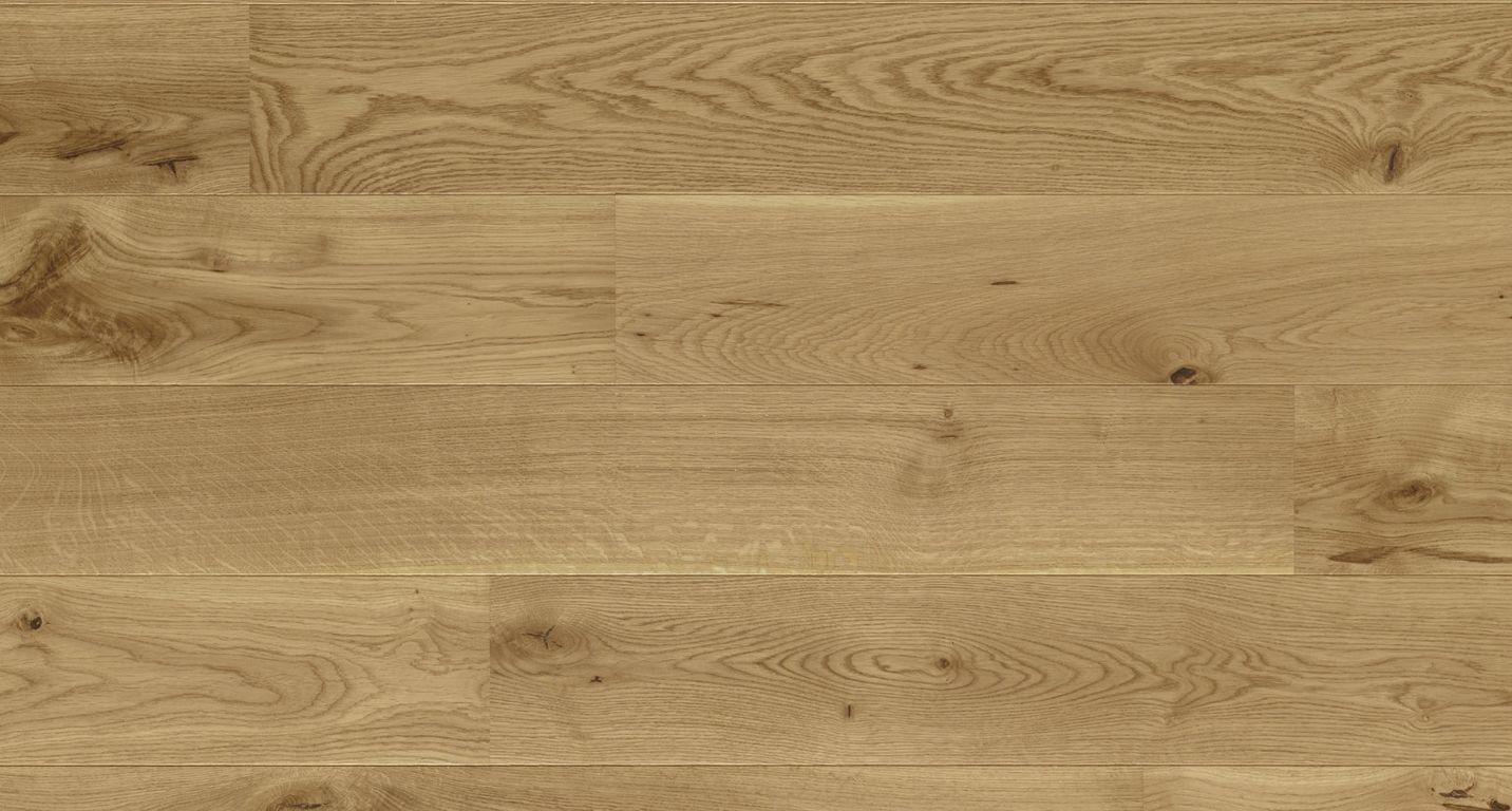 Parquet contrecollé HERITAGE 165 CHENE AUTHENTIQUE, chêne miel, verni, larg. 16.50 cm