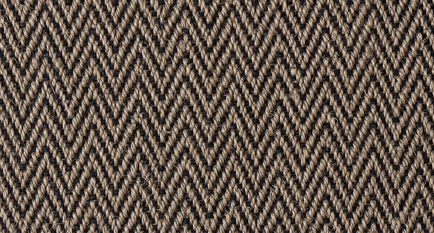 Passage d'escalier SISAL SCHAFT ESC, moquette bouclé, motif Géométrique, col gris