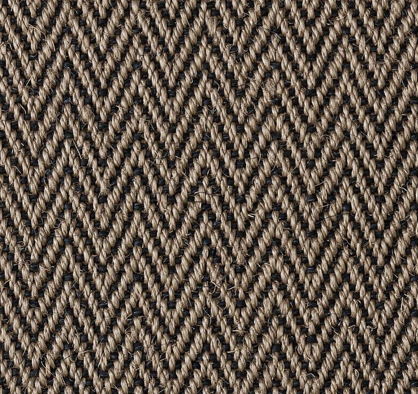 Passage d'escalier SISAL SCHAFT ESC, moquette bouclé, motif Géométrique, col gris