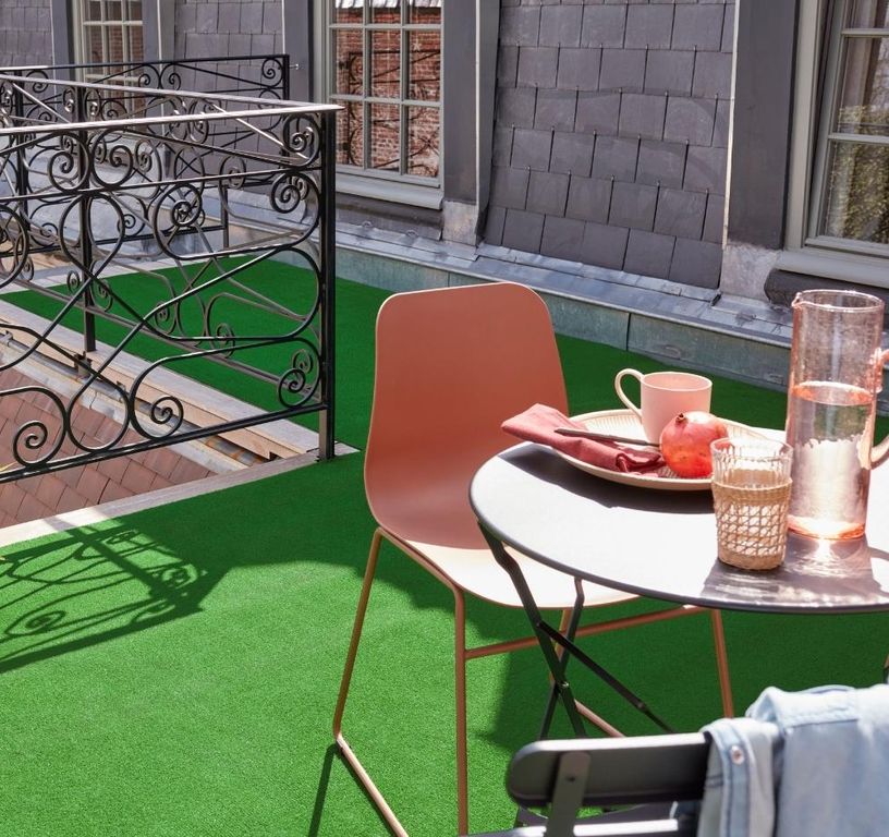 Gazon synthétique VALENCIA 2, épaisseur 6.00mm, rouleau 2.00 m