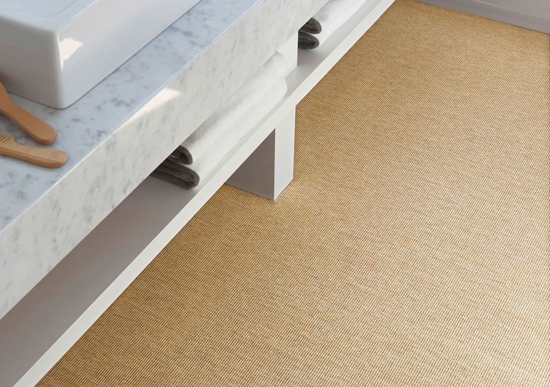 Moquette bouclée STARDUST, col caramel, rouleau 4.00 m