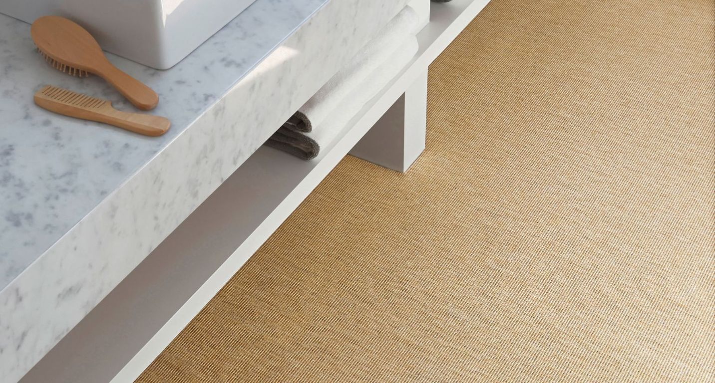 Moquette bouclée STARDUST, col caramel, rouleau 4.00 m