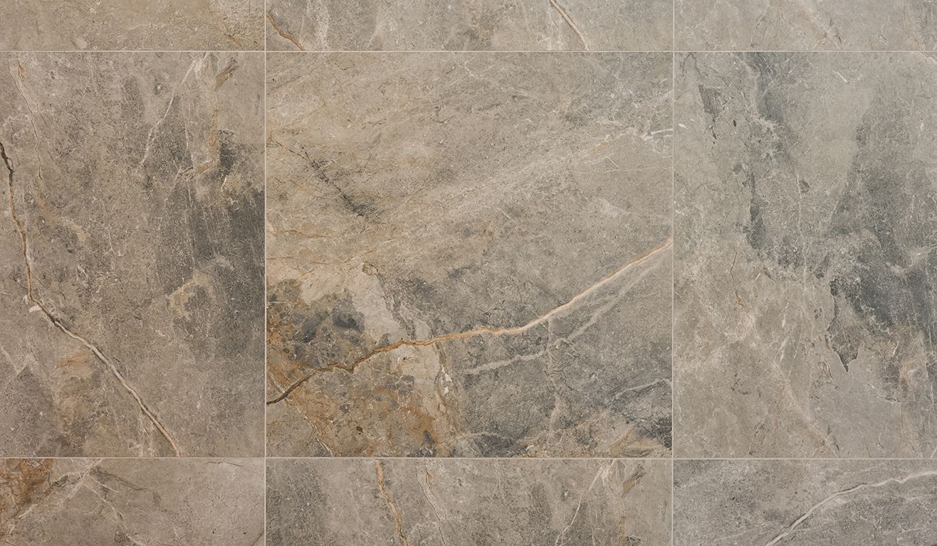 Carrelage VERONE PERLE GRIS, aspect marbre 100x100cm, dim 100.00 x 100.00 cm