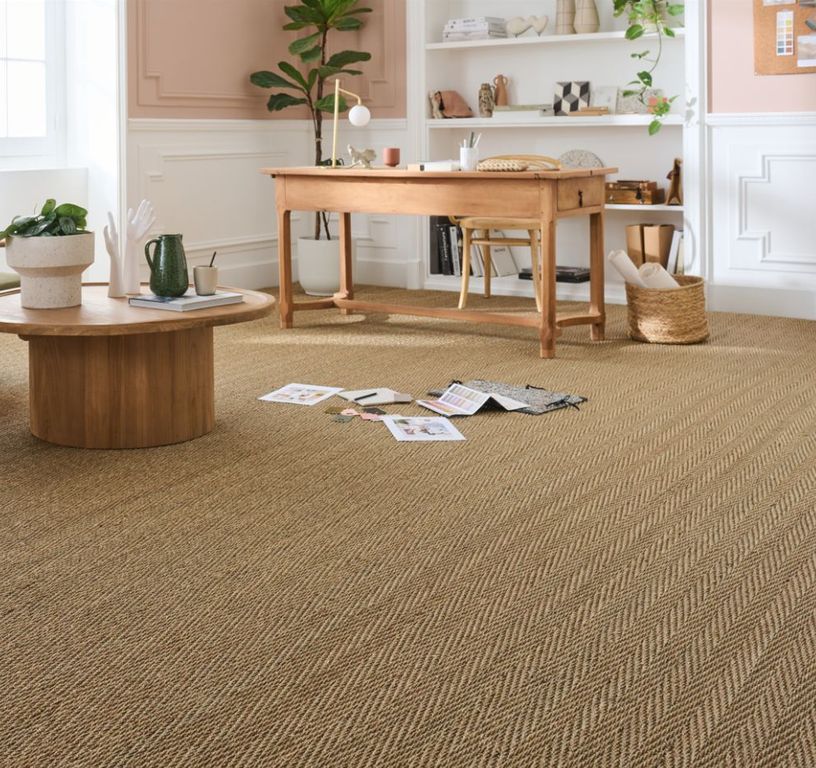 Jonc de mer KARIKAL, col NATUREL, rouleau 4.00 m