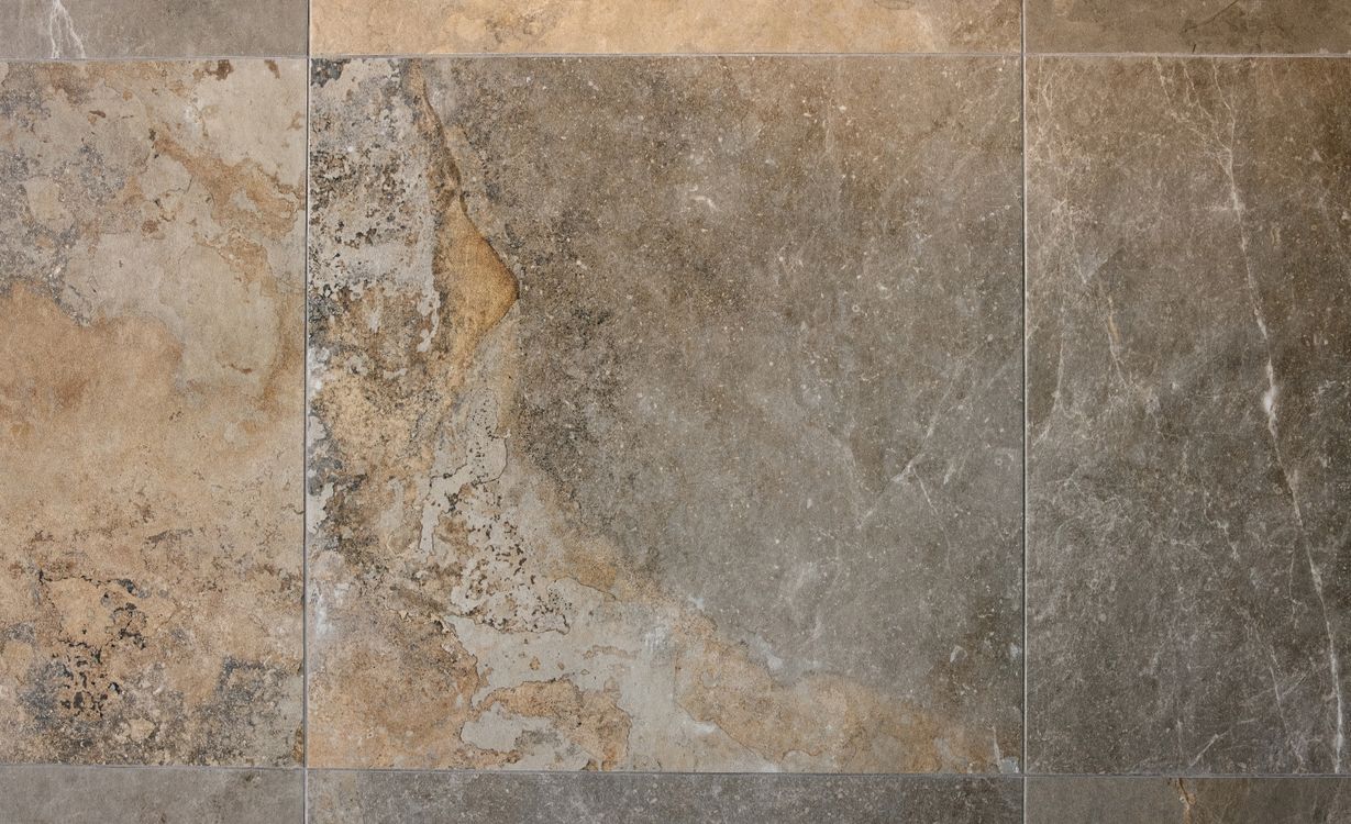 Carrelage ALERIA LIGHT  BEIGE, aspect marbre Gris, dim 60.00 x 60.00 cm
