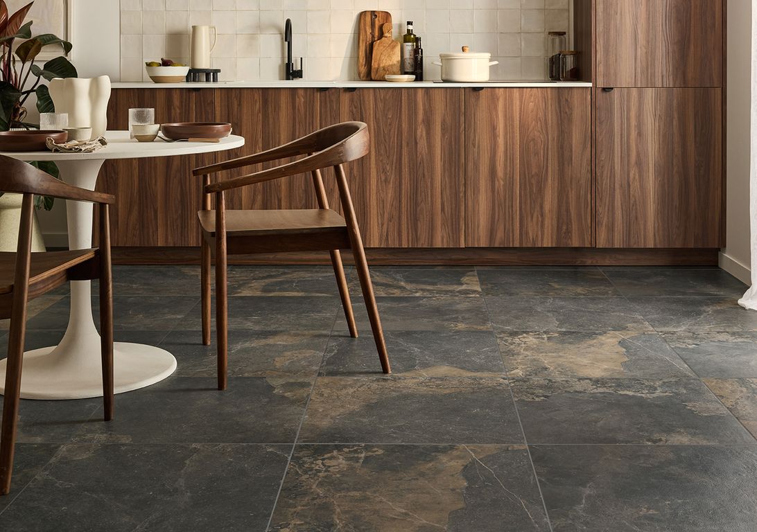 Carrelage ALERIA NATURAL ANTHRACITE, aspect pierre 60x60cm, dim 60.00 x 60.00 cm