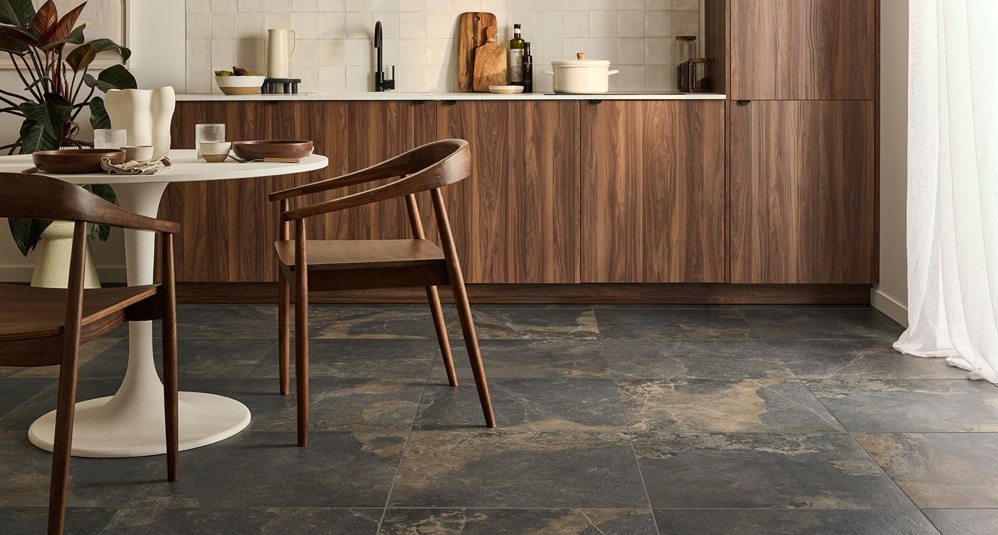 Carrelage ALERIA NATURAL ANTHRACITE, aspect pierre 60x60cm, dim 60.00 x 60.00 cm