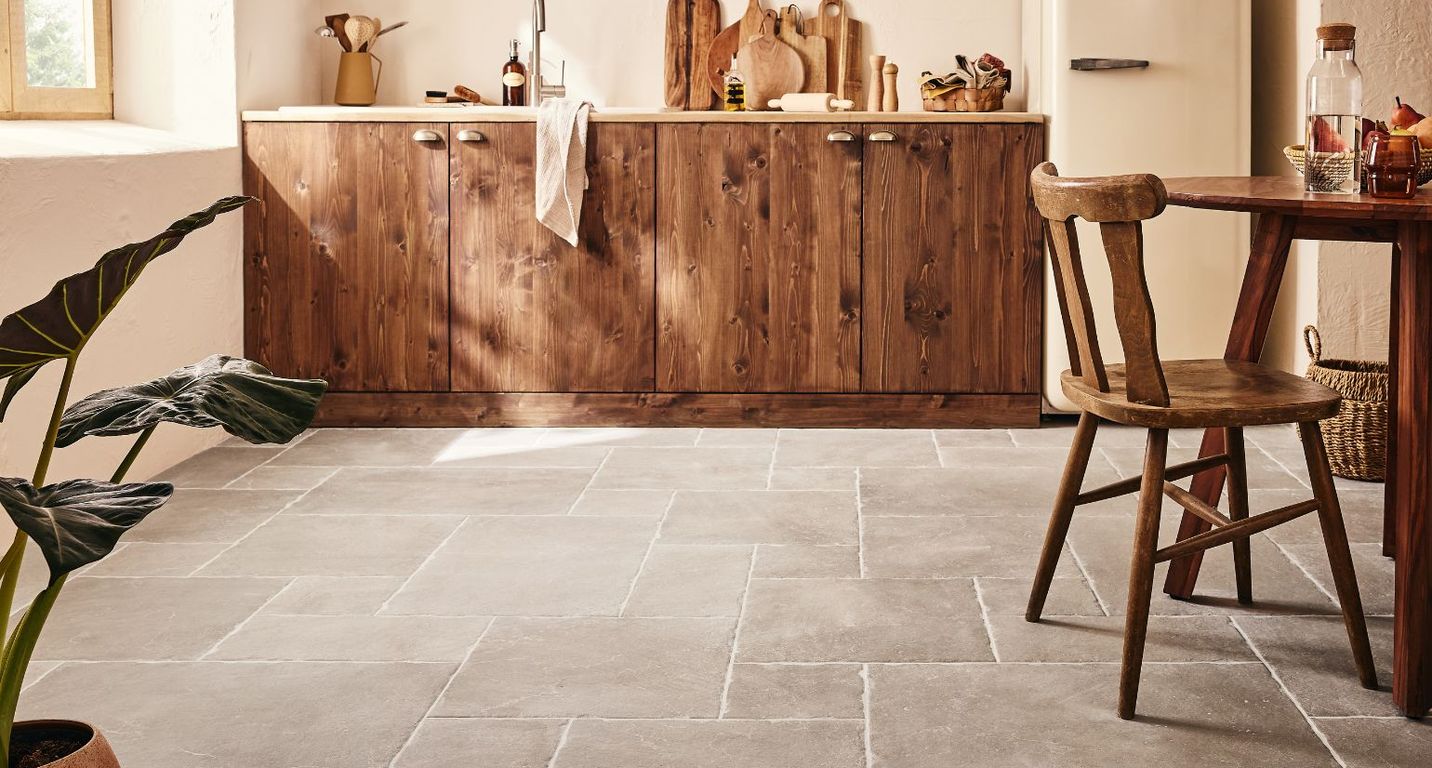 Carrelage MONASTERE BEIGE, aspect pierre 44x66cm, dim 45.00 x 65.00 cm