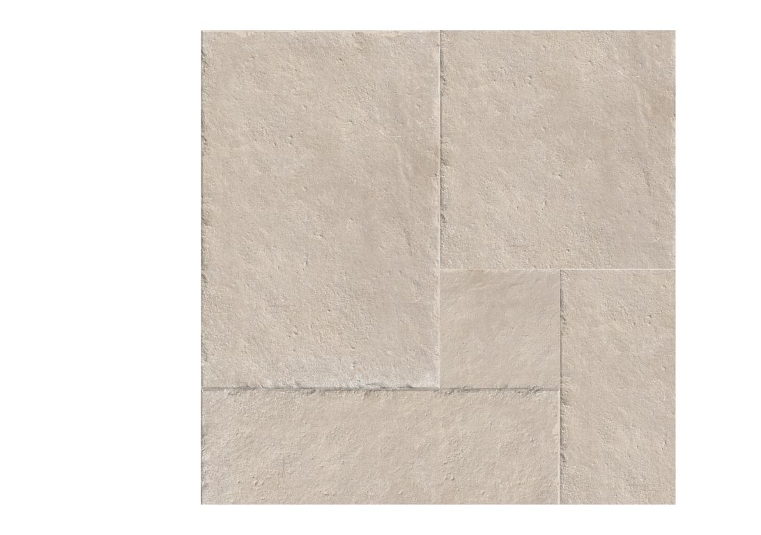 Carrelage MONASTERE BEIGE, aspect pierre 44x66cm, dim 45.00 x 65.00 cm