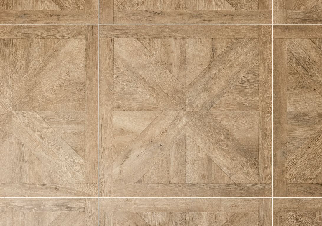 Carrelage VERSAILLES ROBLE, aspect bois 100x100cm, dim 100.00 x 100.00 cm