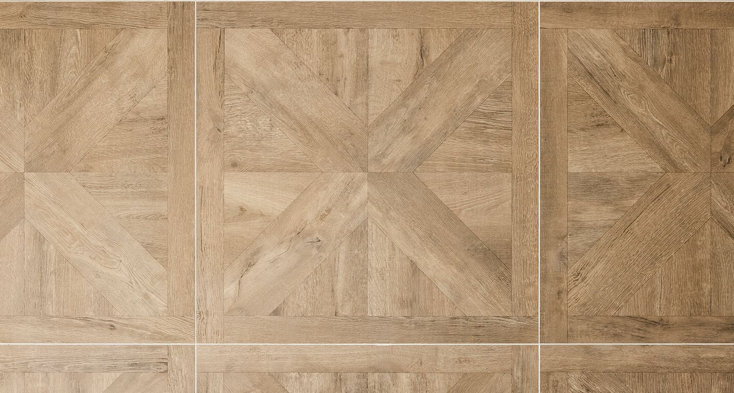 Carrelage VERSAILLES ROBLE, aspect bois 100x100cm, dim 100.00 x 100.00 cm