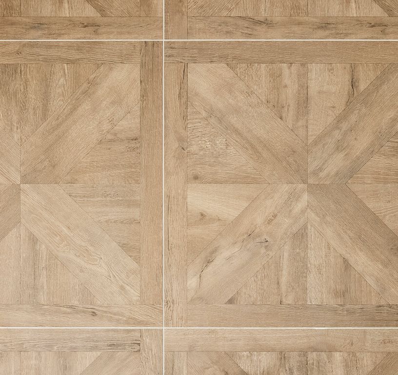 Carrelage VERSAILLES ROBLE, aspect bois 100x100cm, dim 100.00 x 100.00 cm