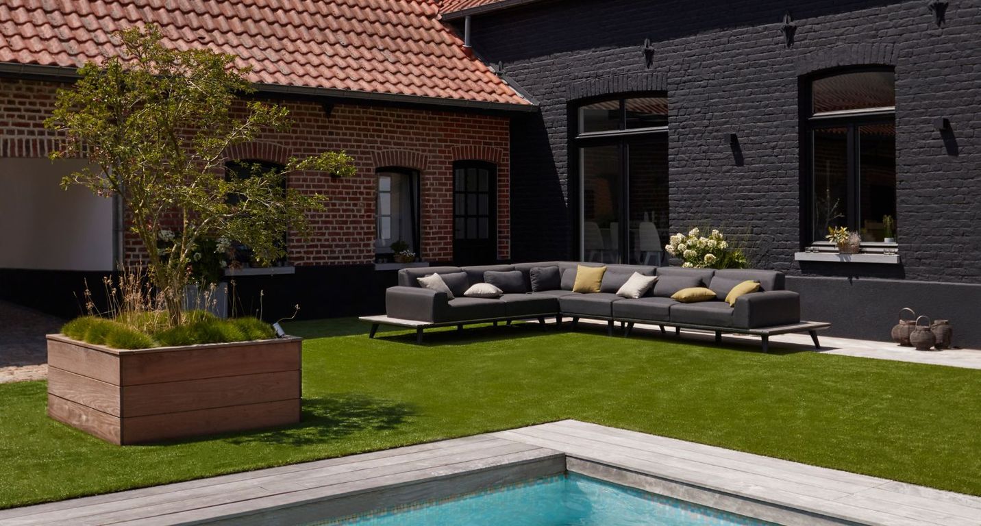 Gazon synthétique GRAMA, épaisseur 30.00mm, rouleau 4.00 m