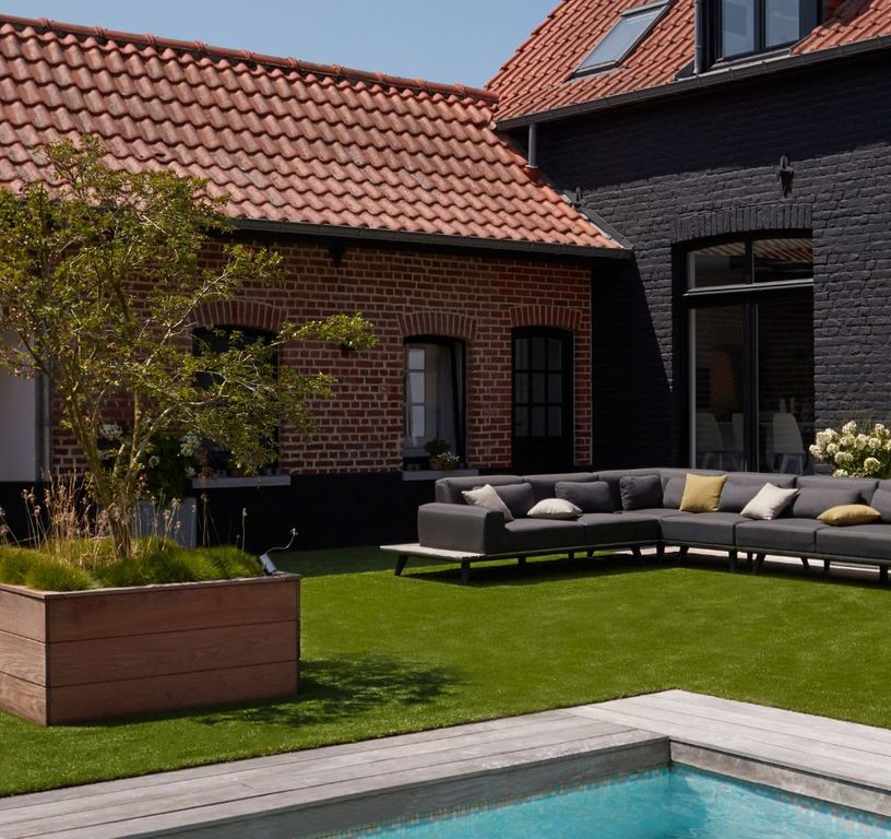 Gazon synthétique GRAMA, épaisseur 30.00mm, rouleau 4.00 m