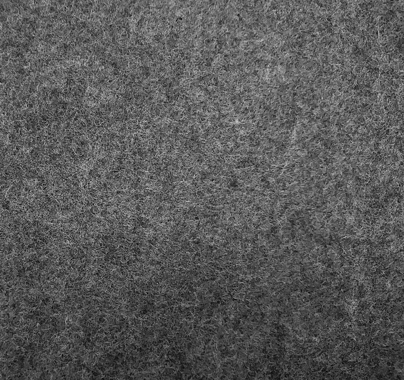 Moquette aiguilletée XPOFLAT, col gris anthracite, rouleau 2.00 m