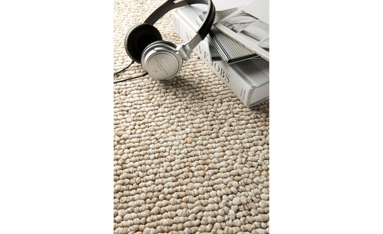 Moquette bouclée PRIMUS, col ivoire, rouleau 4.00 m