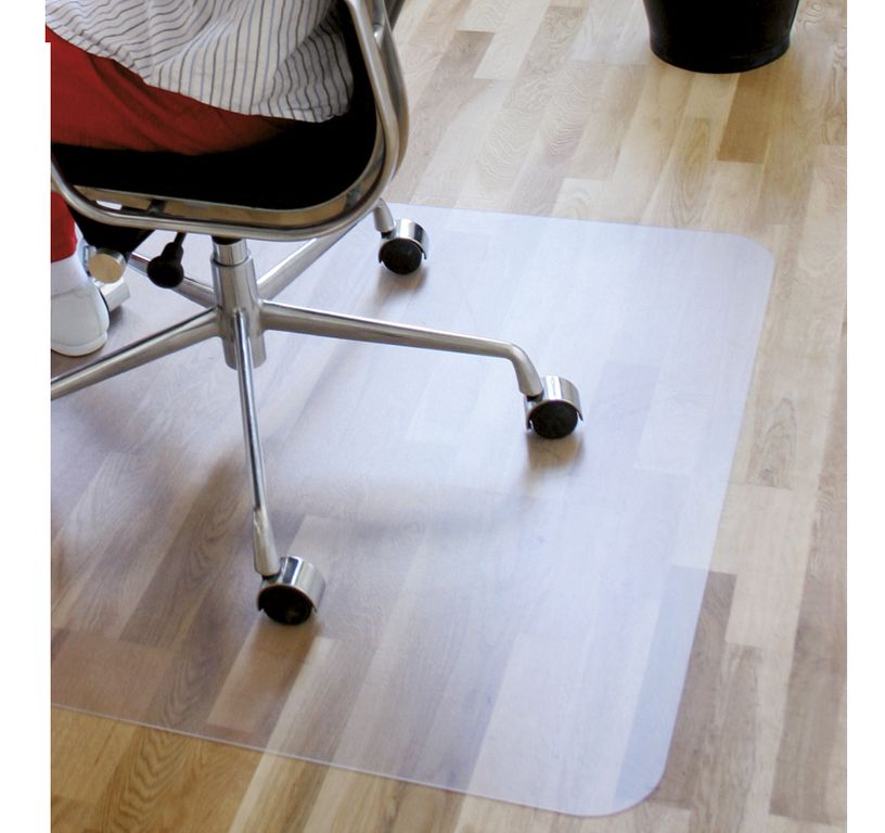 Plaque de protection des sols Polycarbonate lisse, l. 90.00 x L. 120.00 cm