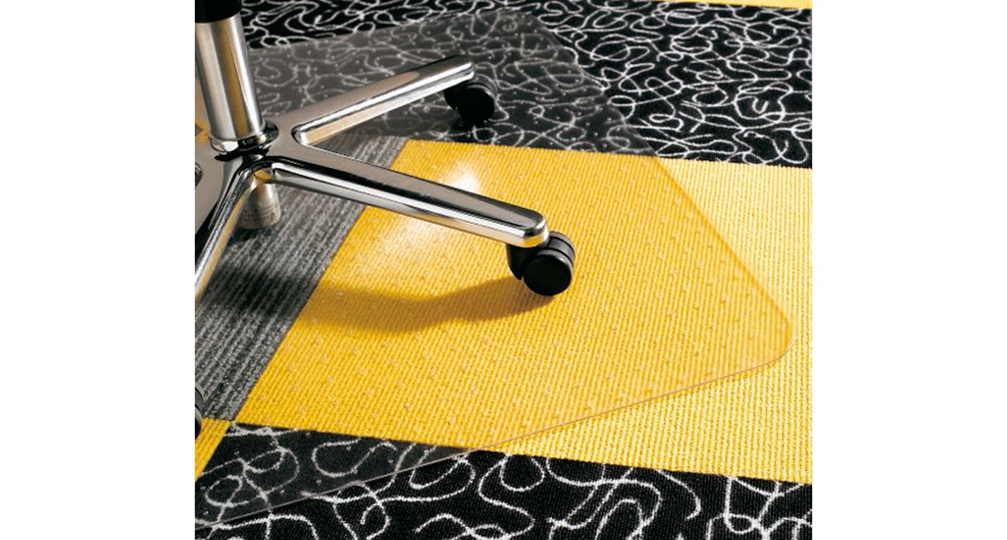 Plaque de protection des sols Polycarbonate picots, l. 90.00 x L. 120.00 cm