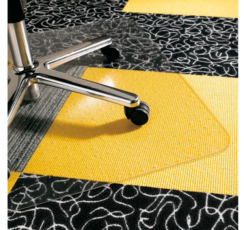 Plaque de protection des sols Polycarbonate picots, l. 90.00 x L. 120.00 cm