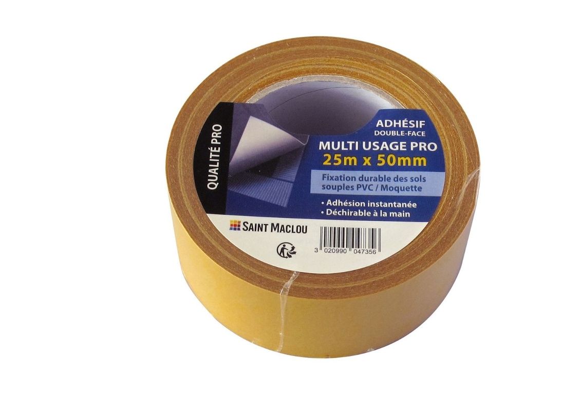 Double-face  , l.5.00 cm x L.25.00 m