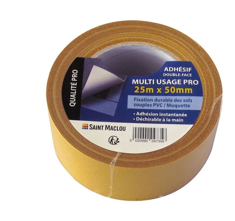 Double-face  , l.5.00 cm x L.25.00 m