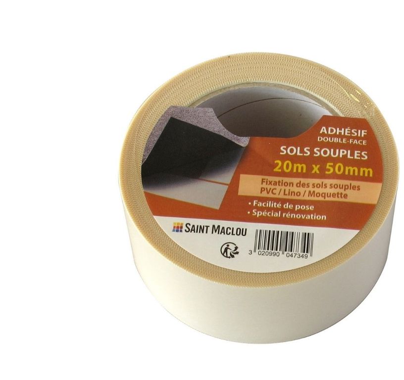 Double-face  , l.5.00 cm x L.20.00 m