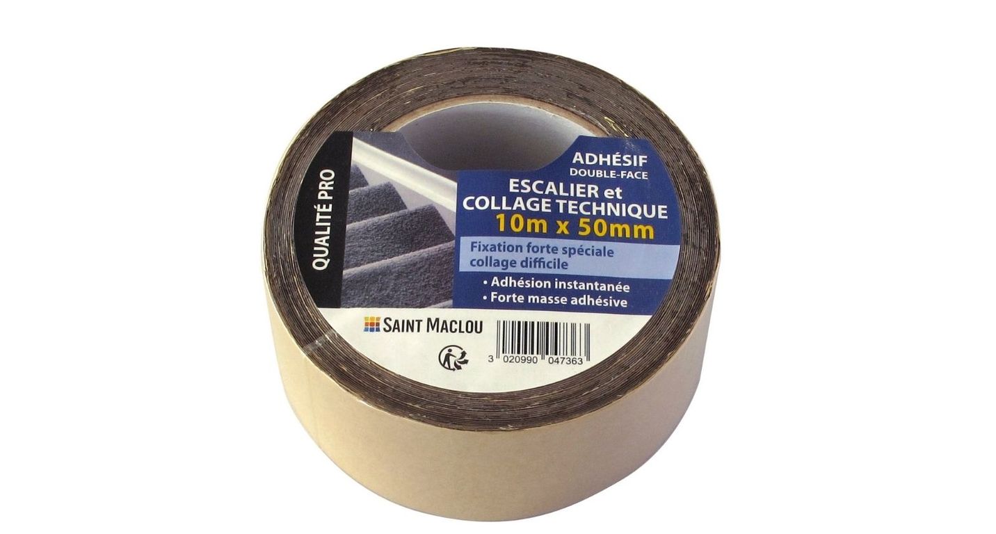 Double-face  , l.5.00 cm x L.10.00 m