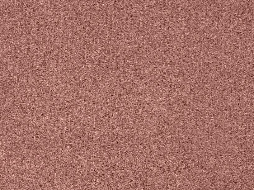 Moquette velours Romy , col rose , rouleau 4.00 m