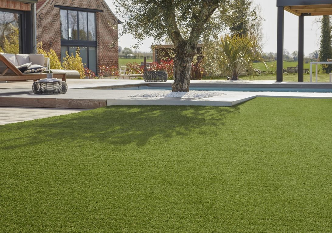 Gazon synthétique MARBELLA, épaisseur 40.00mm, rouleau 4.00 m