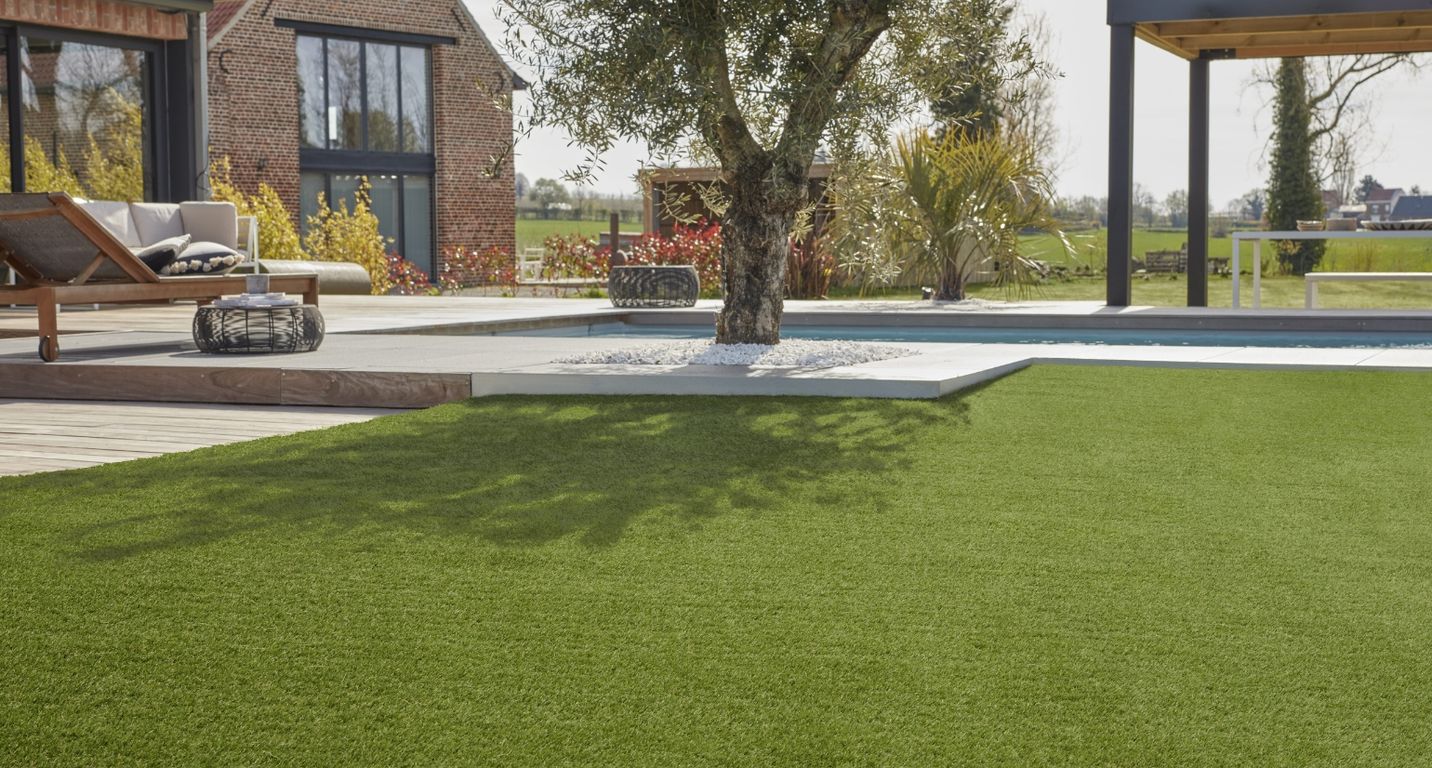 Gazon synthétique MARBELLA, épaisseur 40.00mm, rouleau 4.00 m