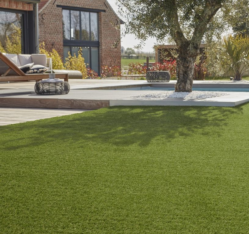 Gazon synthétique MARBELLA, épaisseur 40.00mm, rouleau 4.00 m