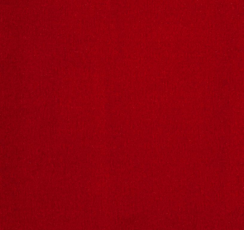 Moquette velours ROXANE, col Rouge carmin, rouleau 4.00 m