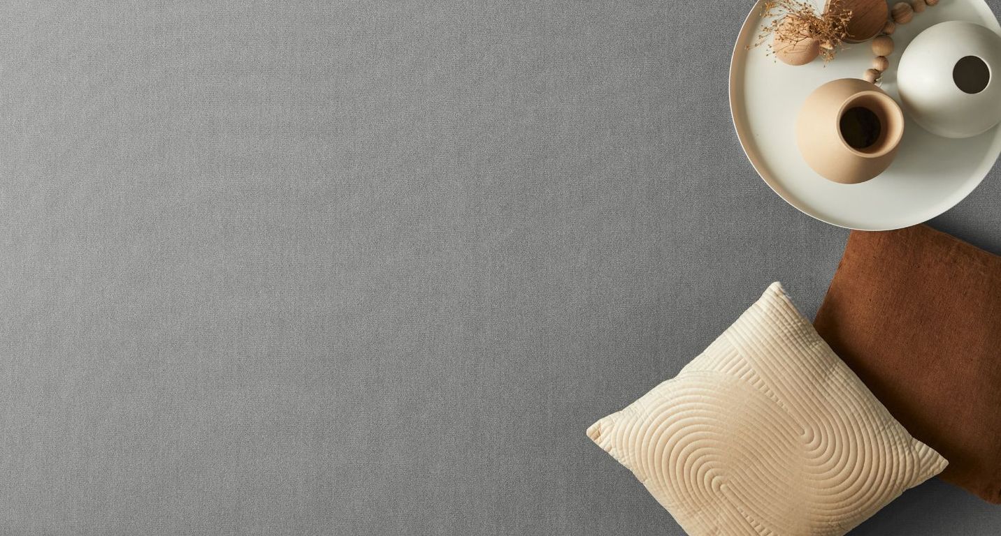 Moquette velours ROXANE, col gris souris, rouleau 4.00 m