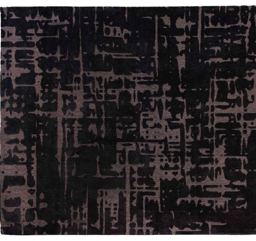 Tapis BAOBAB Louis De Poortere, faux-uni  black water