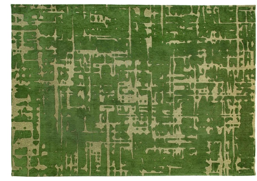 Tapis BAOBAB Louis De Poortere, faux-uni  perrier's green