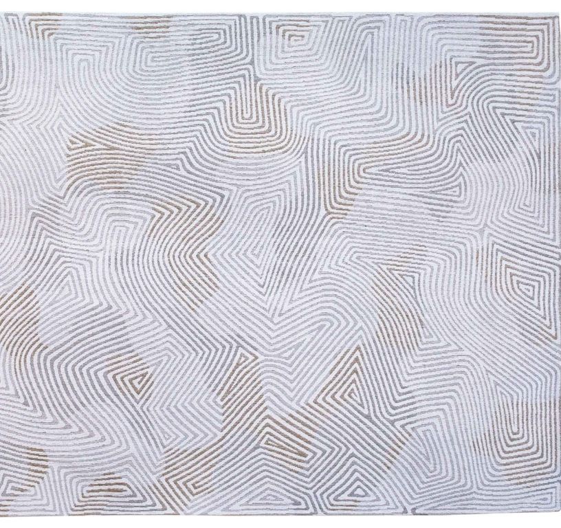 Tapis CORAL Louis De Poortere, faux-uni  blanc