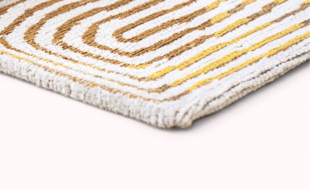 Tapis CORAL Louis De Poortere, géométrique Yellow hippy