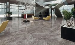 Carrelage MODENA, aspect marbre gris, dim 60.00 x 60.00 cm