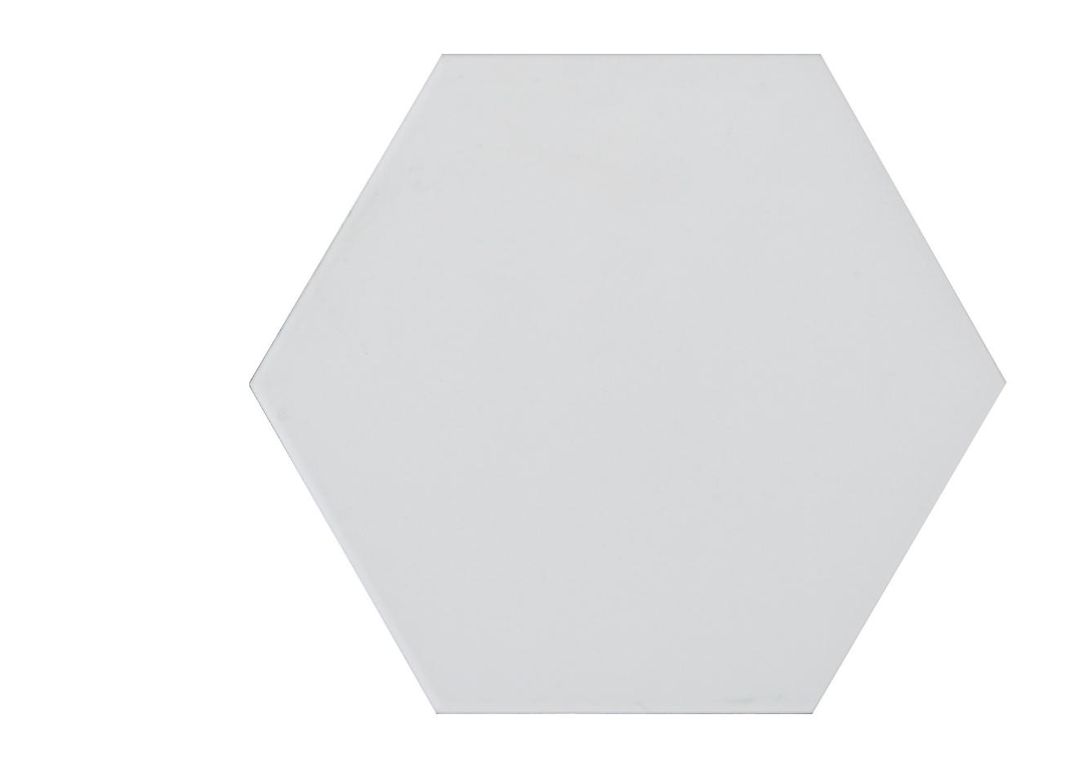 Carrelage OPACO, aspect carreau ciment blanc, dim 19.80 x 22.80 cm