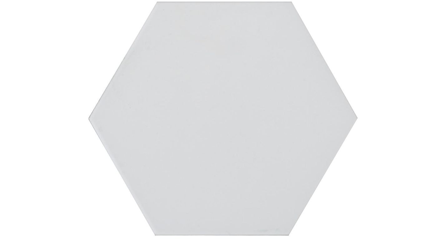 Carrelage OPACO, aspect carreau ciment blanc, dim 19.80 x 22.80 cm