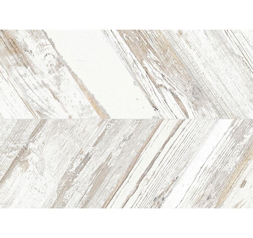 Carrelage POINT DE HONGRIE, aspect bois blanc, dim 45.00 x 90.00 cm