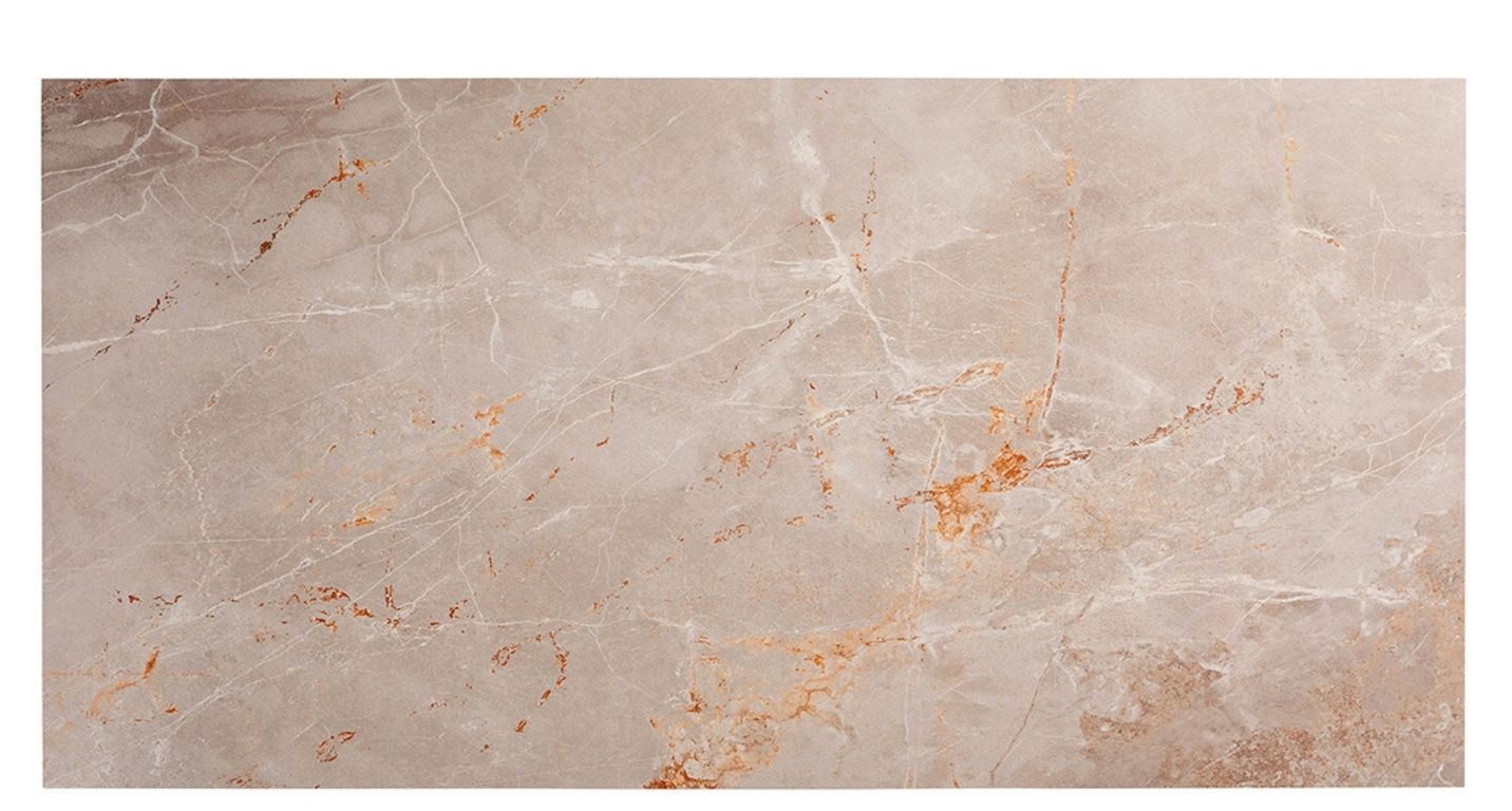 Carrelage RENAISSANCE, aspect marbre beige, dim 60.00 x 120.00 cm