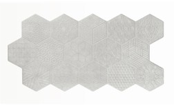 Carrelage SEVILLE, aspect pierre gris, dim 45.00 x 90.00 cm