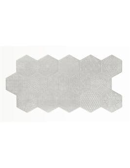 Carrelage SEVILLE, aspect carreau ciment gris, dim 45.00 x 90.00 cm