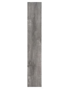 Carrelage MILWAUKEE GRIP, aspect bois gris, dim 15.00 x 90.00 cm